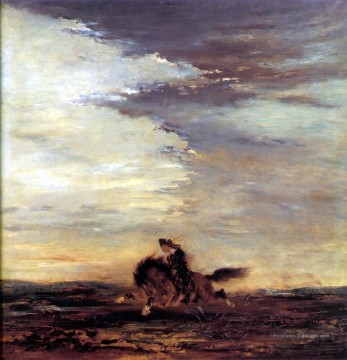  mythologique Peintre - le cavalier écossais Symbolisme mythologique biblique Gustave Moreau
